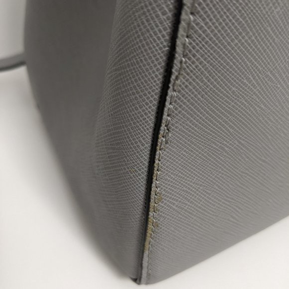 Zara Basic Collection Gray Handbag Crossbody Adjustable Button Closure Pocket - Picture 15 of 16